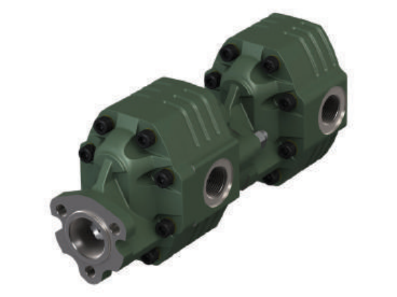 Hipomak TANDEM 73 CC UNI — шестерёнчатый насос (серия 30, UNI, тандем (сдвоенный))